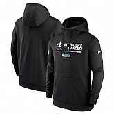 New Orleans Saints Nike 2022 NFL Crucial Catch Therma Performance Pullover Hoodie Black,baseball caps,new era cap wholesale,wholesale hats